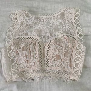 White Lacey Bralette